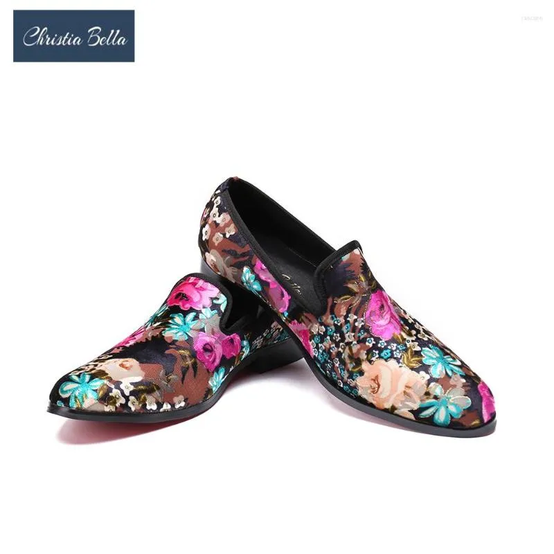 Dress Shoes Christia Bella Luxe mannen Leer Heren Casual Handgemaakte Luxe Luxe Comfortabele ademende Spring Fashion Loafers