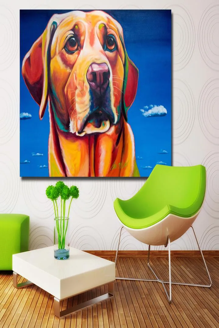 SELFLESSLY Bulldog Schilderij Voor Woonkamer Muur Canvas Poster Prints Dier Decoratief Schilderen Voor Slaapkamer Unframed9931786