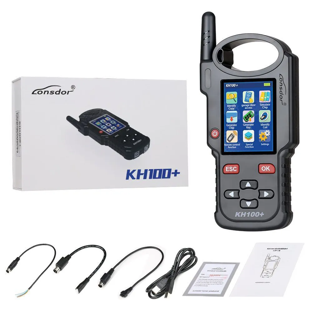 Automobile Key Programmer LONSDOR KH100+ Handheld Remote Key Programmer ...