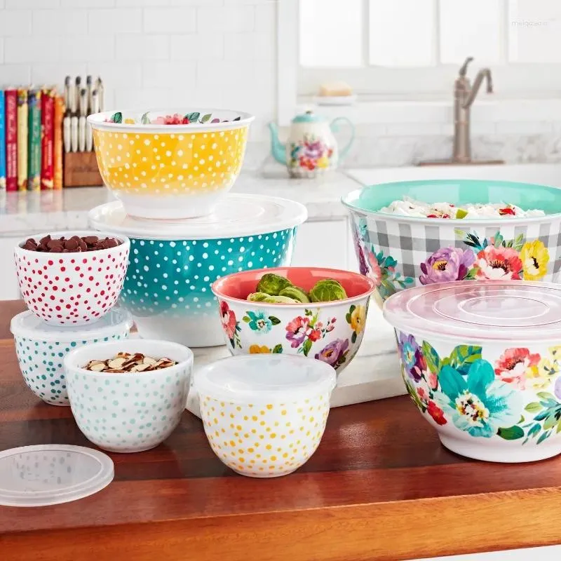 Mixing top bowls melamine