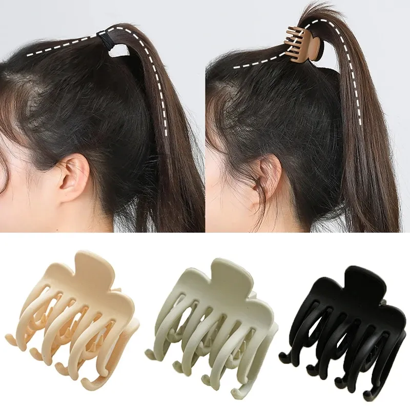 Hoge sense clip medium hoge paardenstaart vast artefact haarspeld vaste matte anti collapse halve clip haaraccessoires haarklauwen