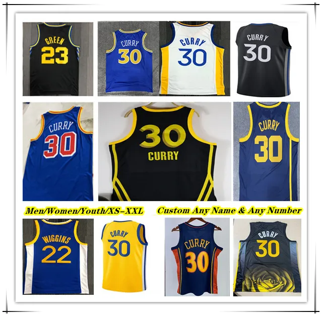 Save Big on Bulk Golden State Jersey Basketball Printed Golden State City  Edition Basketball Jersey Stephen 30 Curry Chris Paul Andrew 22 Wiggins  Klay