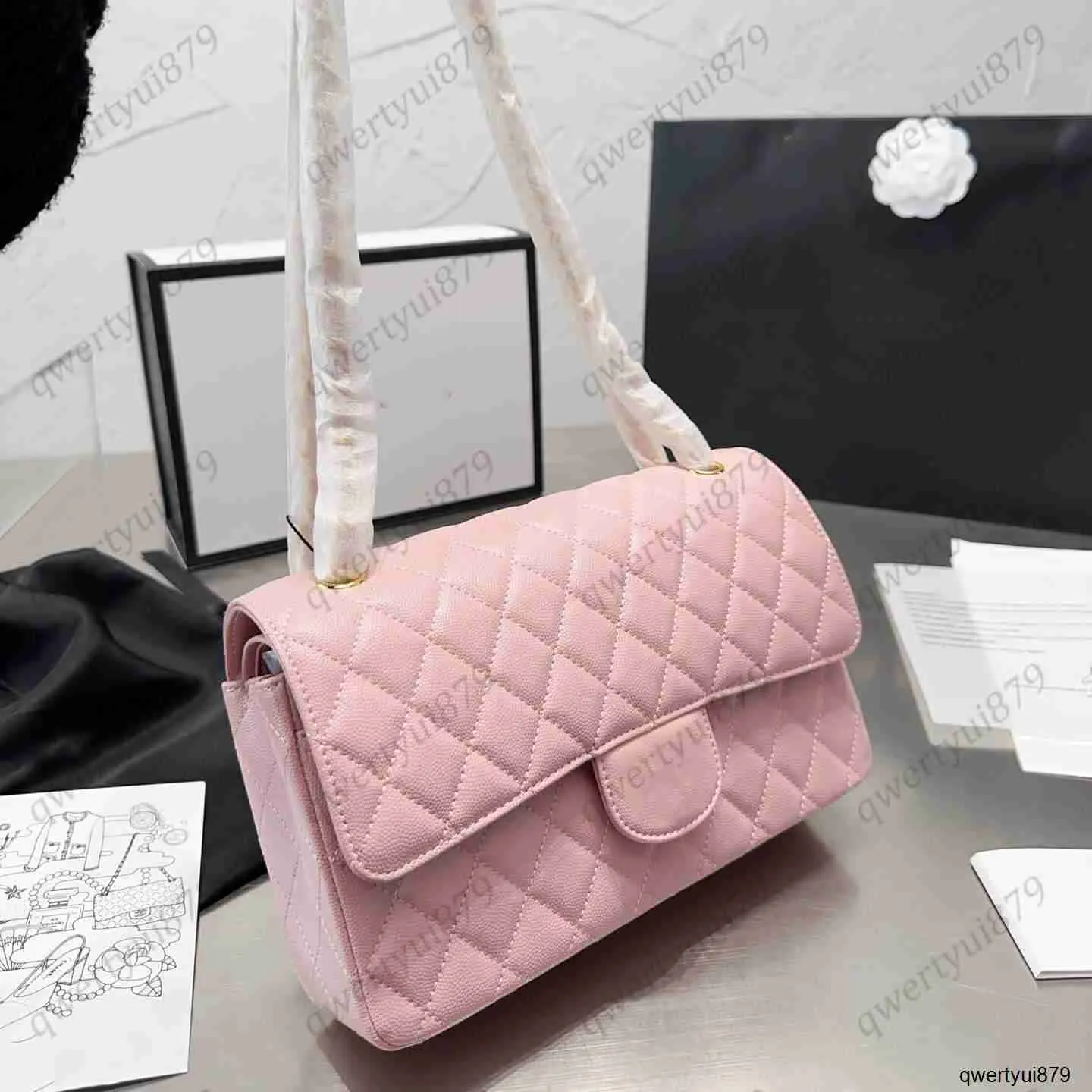 Pink chanel bag 2025 dhgate