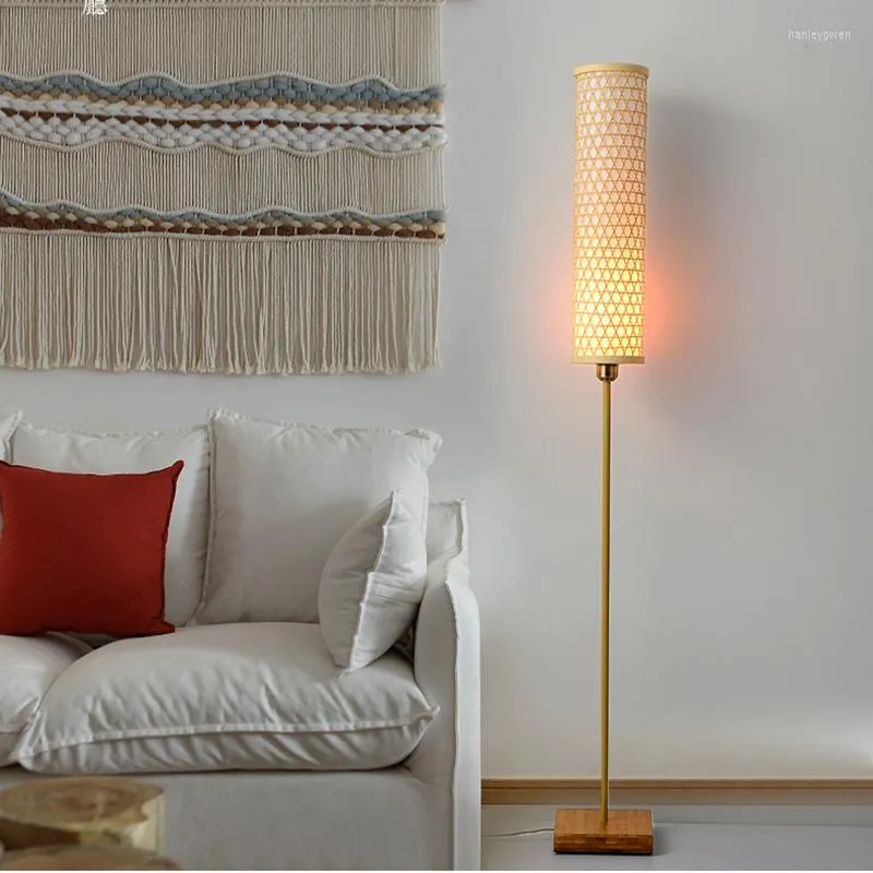 Bamboo clearance floor lamp