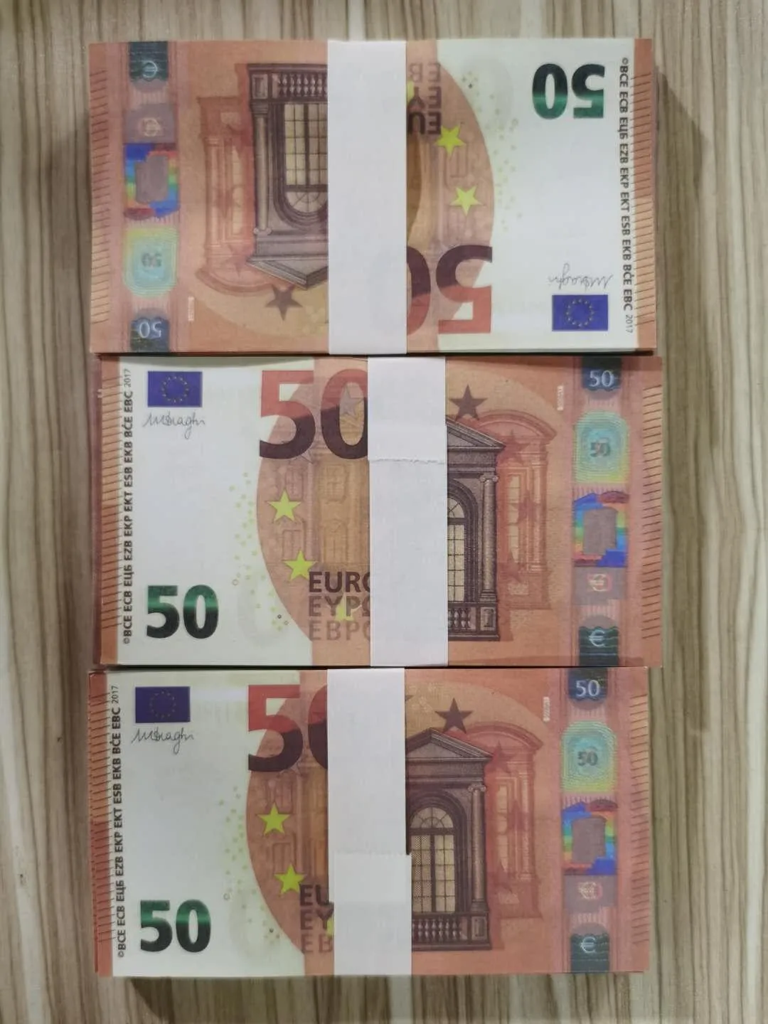 Party Supplies Fake Money Banknote 5 10 20 50 100 200 Euro Realistic Toy  Bar Props Currency Movie Money Faux Billets Copy /Pack From Designer_888,  $4.28
