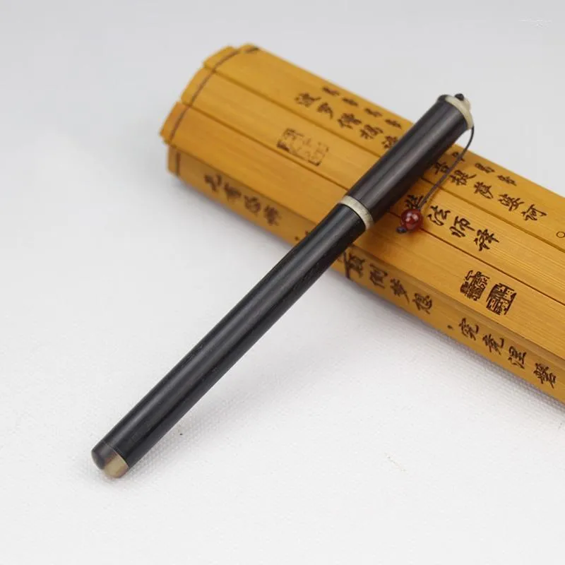 Chinatraditional Handmade Blackwood Roller Pen Signature Natural Color para negócios e escola como conjunto de presentes de luxo