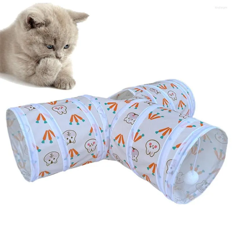 Tunnel Pet Toys Tunnel Cat Treinando Treinamento Interativo Funny Toy for Cats Animal Playing Tube Supplies