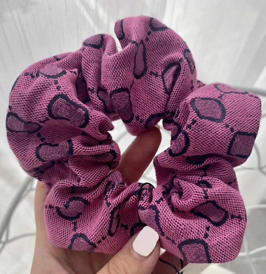 7 cores titular rabo de cavalo bandana senhoras faixas de cabelo ornamentos chiffon acessório menina grande intestino scrunchie hairband9304383