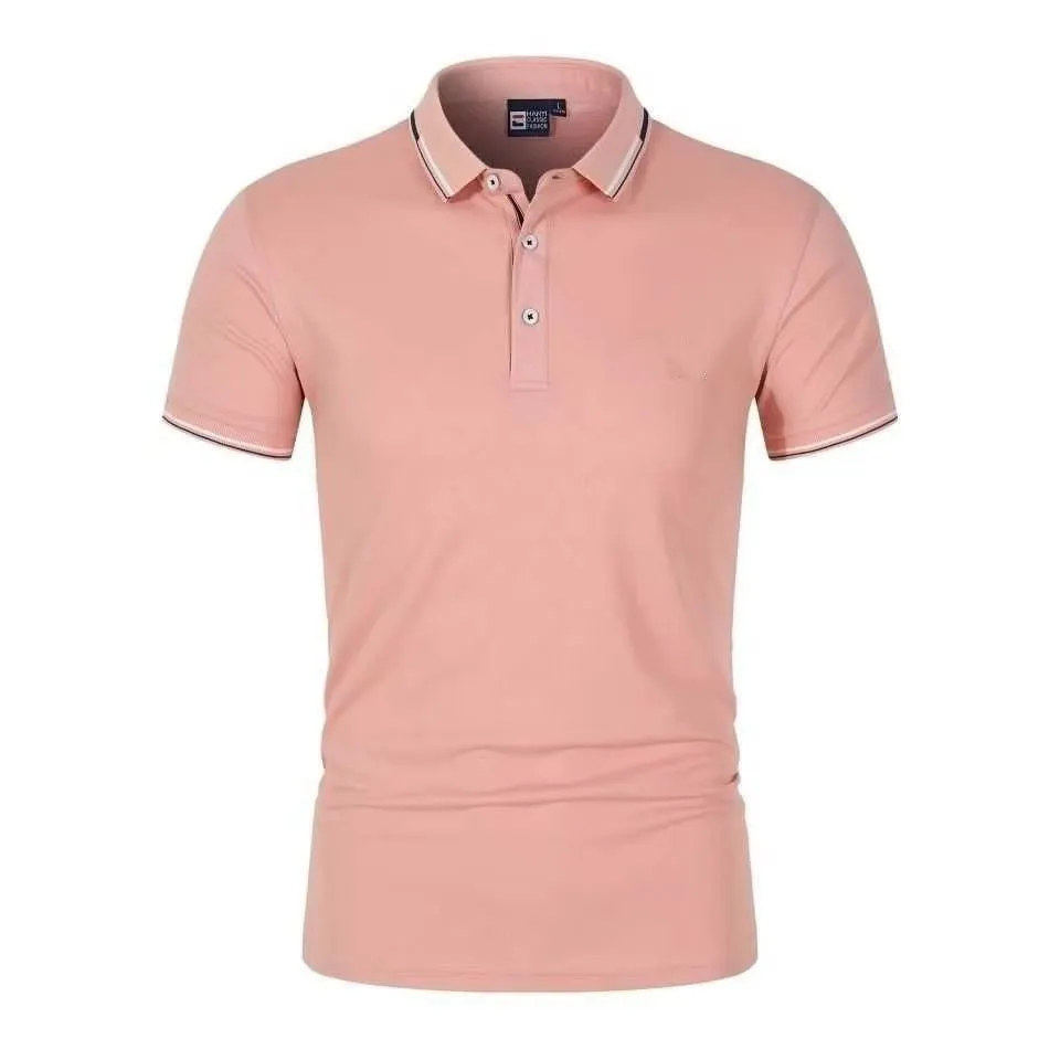 Designer Hommes Polo Chemise De Luxe HUGO LOGO Lettre Casual Manches Courtes Patron Hommes Mode Lâche Revers Demi Manches Patron Vêtements Pour Hommes