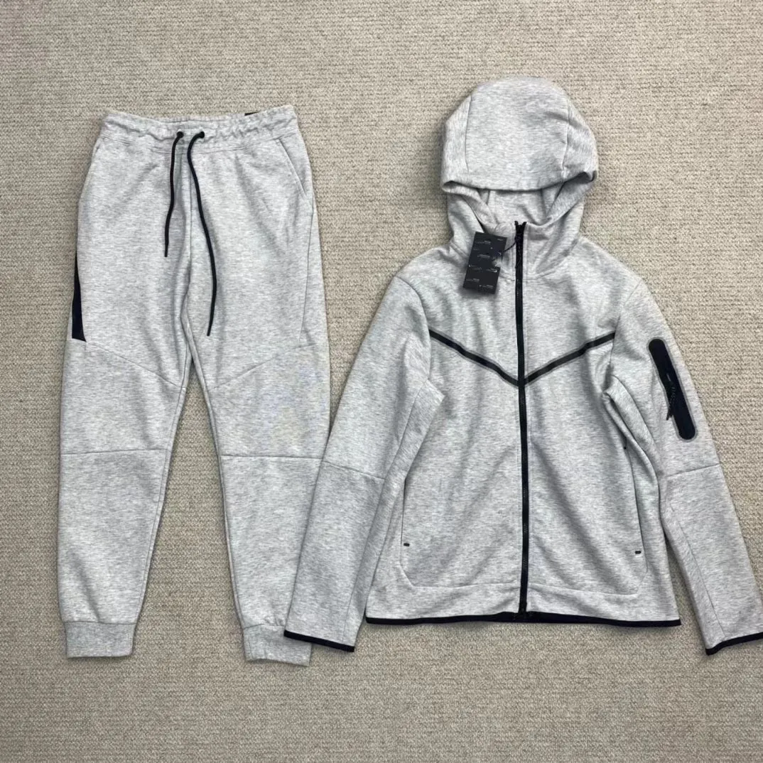 Fashion Thick Designer Tech Fleece Tracksuit Men Woman Pants Men Sports Zip Jacket Jogger Pant Tracksuits Womens Joggers Hooded Coats Size