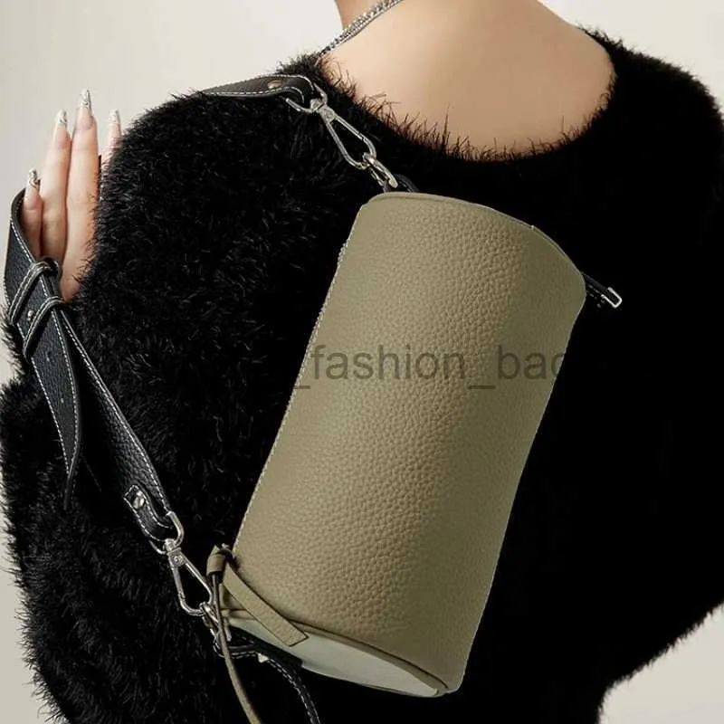 Torby na ramię torebki mody damskie torba crossbody casual damskie cylindryczne torby na ramię vintage skórki żeńskie torebkiscatlin_fashion_bags