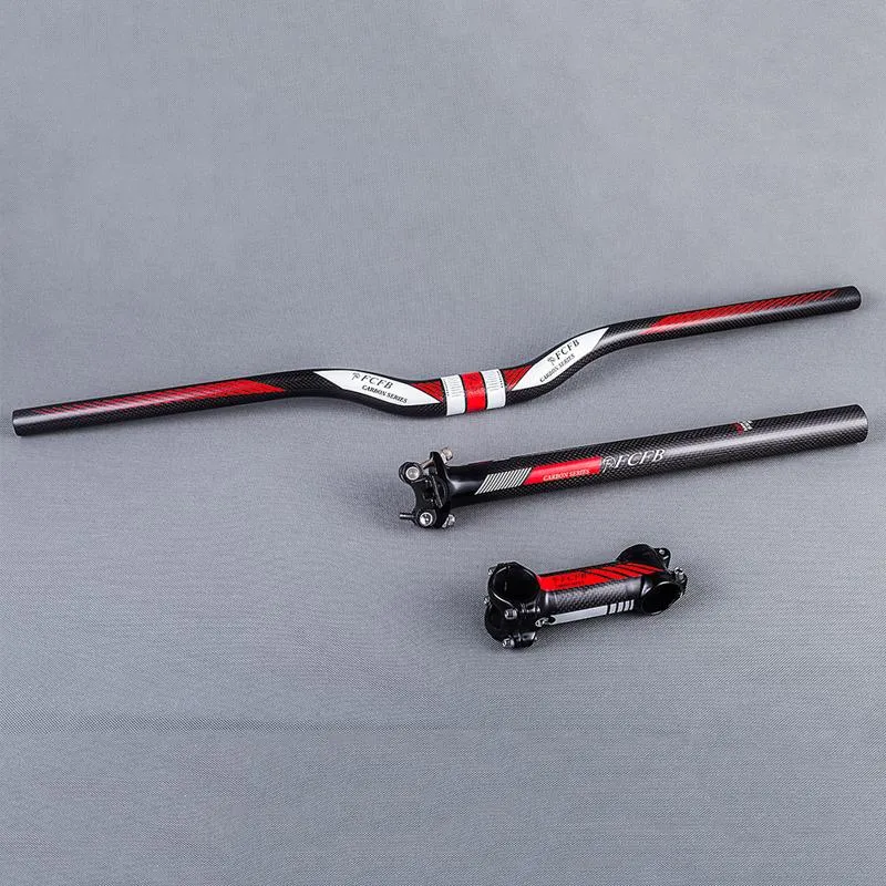 Bike Handlebars Components FCFB Carbon Fiber Horizontal One