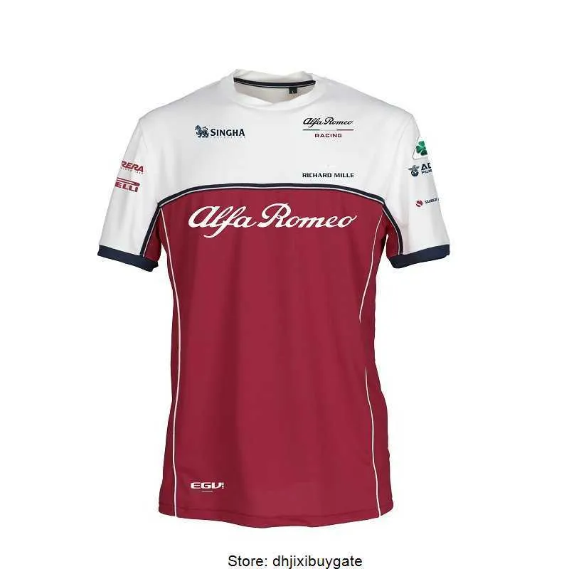 T-shirt Alpha Romeo Officiel - Couleur Blanc Et Rouge - Taille XL - Neuf Avec étiquettes