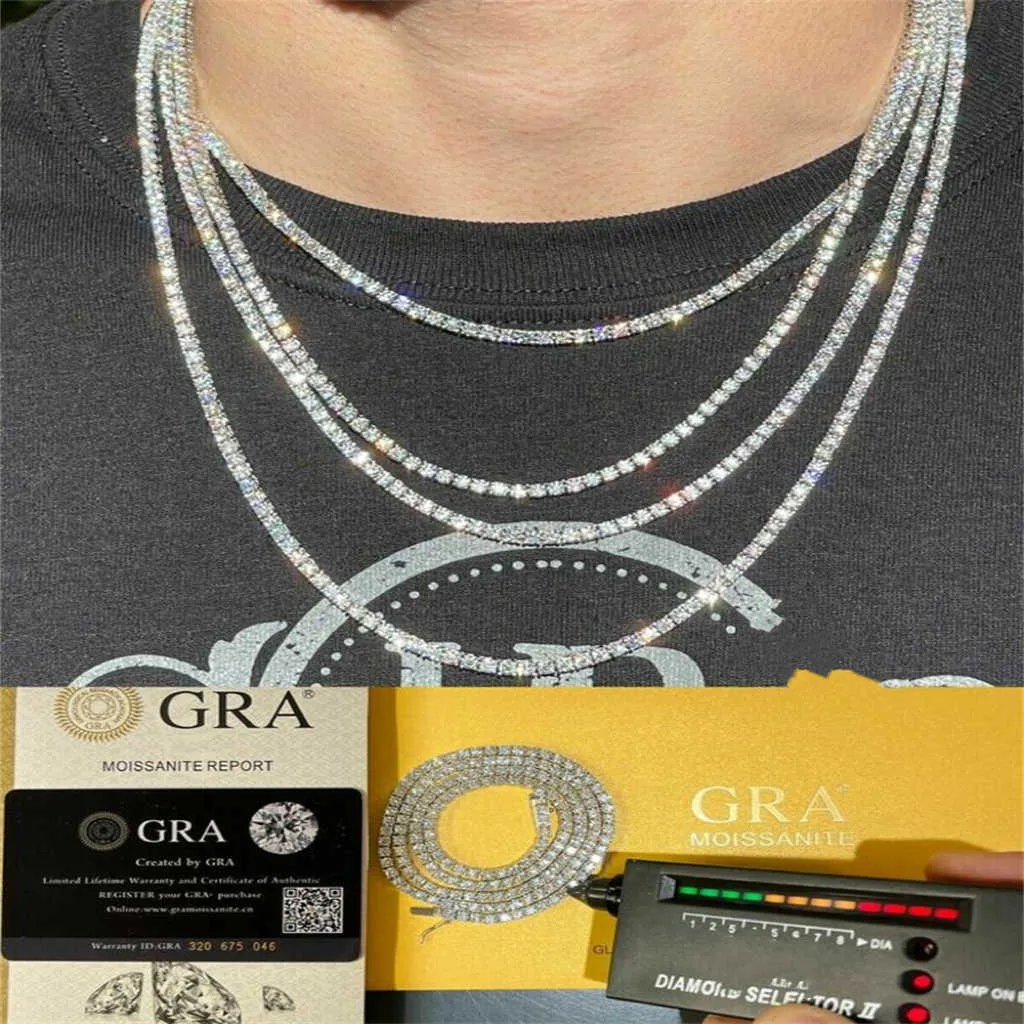 4.3グラム 10K VVS 2連テニスブレスレットMOISSANITE 4.3グラム 10K VVS 2連テニスブレスレットMOISSANITE 4.3グラム 10K