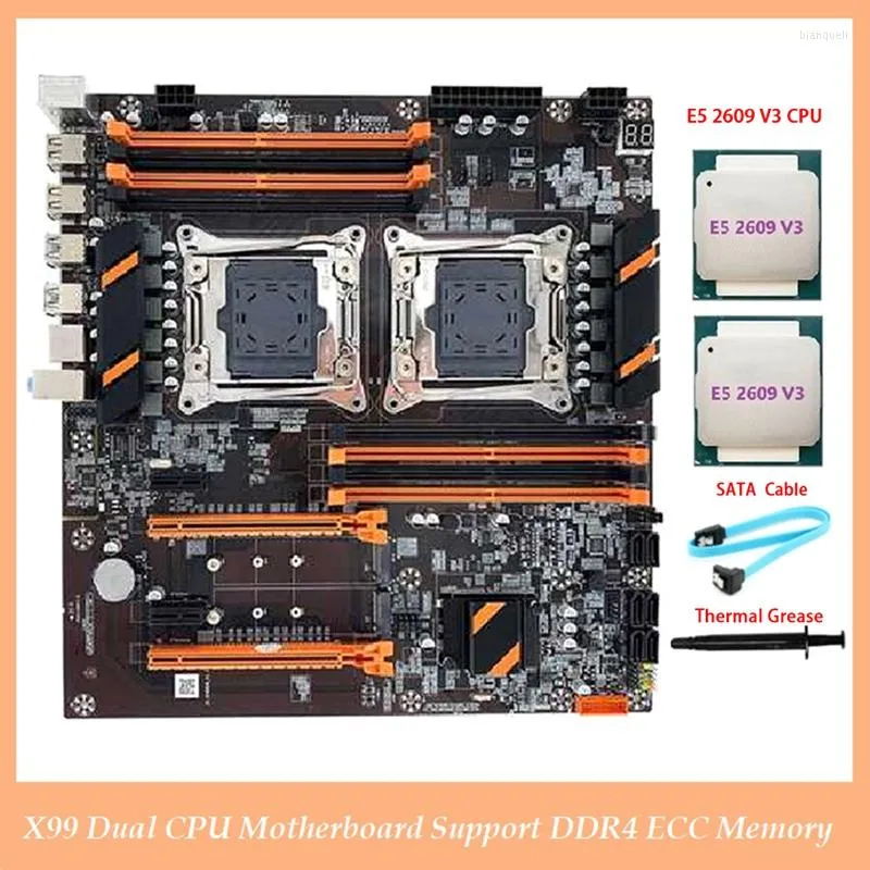 X99 Dual CPU Gigabyte Motherboard Price With LGA2011 Socket, Black