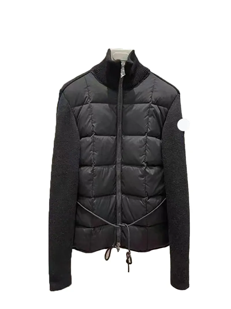 Womn's Brand Logo Embroidered Puffer Jacket,White main image 1