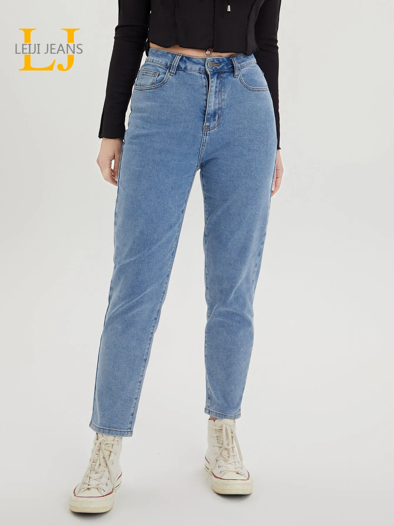 Jeans pour femmes Jeans grande taille pour femmes Jeans sarouel taille haute 5XL 6XL Jeans Boyfriend pour femmes Denims Courbe Taille Blue Jeans Pantalons en denim pour femmes 230404