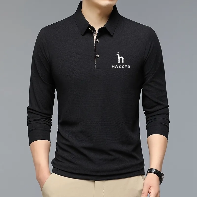 注目ショップ Style Korean Men's for shirts polo polo Fit Slim Tops