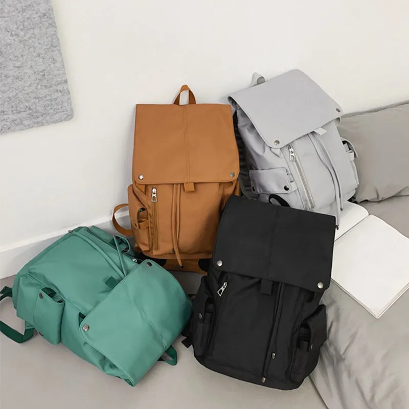 Нейлоновые рюкзаки для ноутбука, большой вместительный дорожный рюкзак для женщин, многофункциональная школьная сумка, сумки на плечо для мальчиков