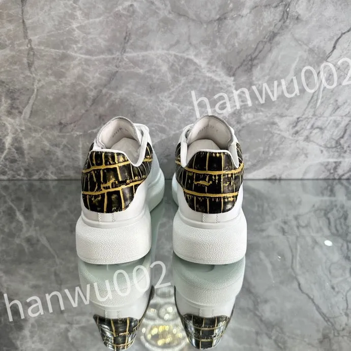 Nieuwe top hete luxe casual schoenen vrouwen reisleer veter mode dame platte ontwerper running trainers letters vrouw schoenplatform mannen sportschool sneakers