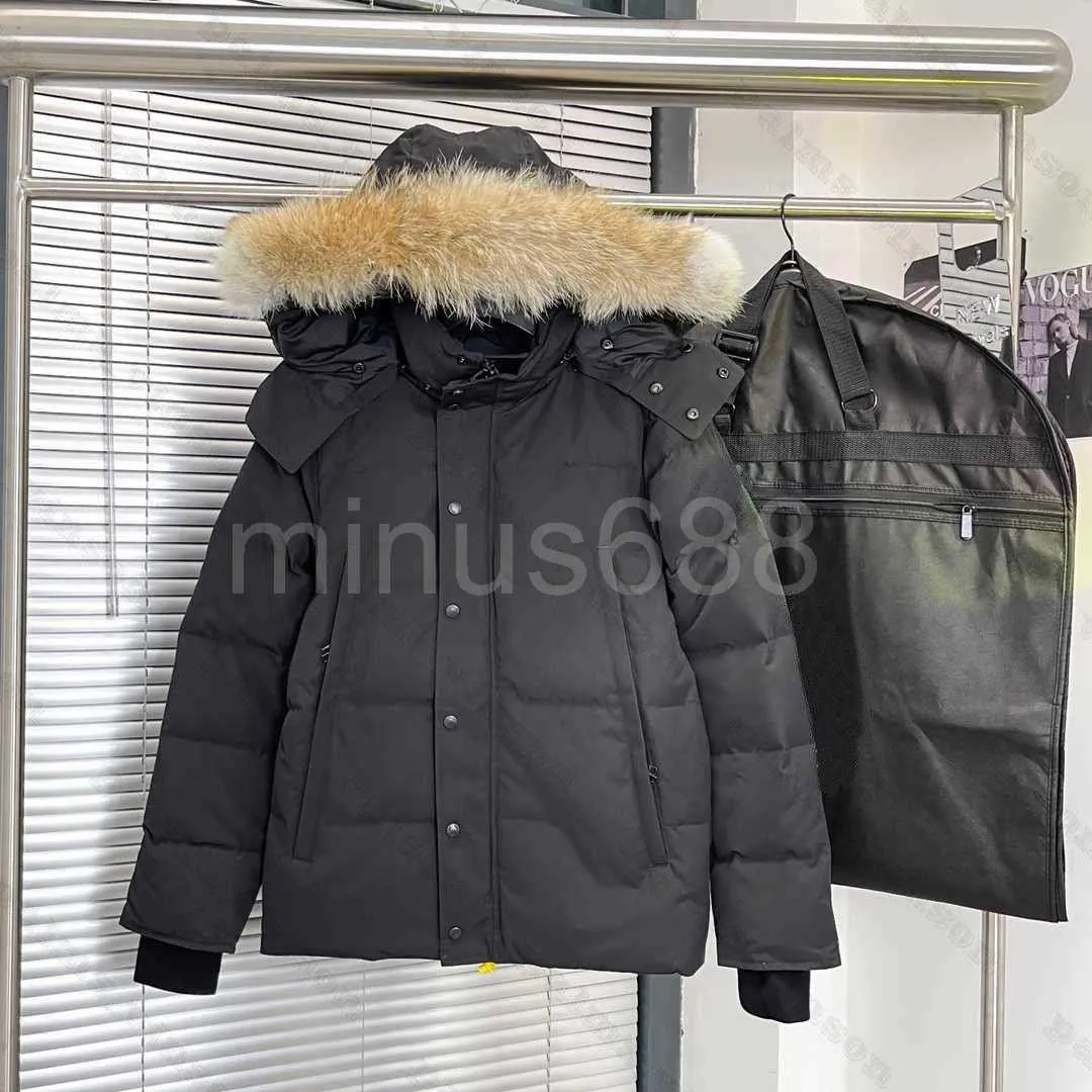 Para hombre abajo Parkas Parkas abrigos para hombre para mujer diseñadores chaquetas Veste Homme invierno Puffer piel grande con capucha ropa Fourrure Letras Impreso Outwears Diseñador Canadá