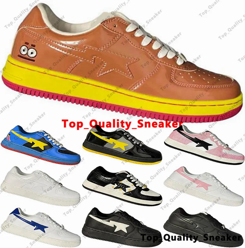 Casual Sneakers Size 13 Mens Us14 A Bathing Ape BapeSta Low Shoes Big Size 14 15 Trainers Us15 Designer Women Us 14 Ladies Us 15 Zapatillas Eur 48 49 Black White Red