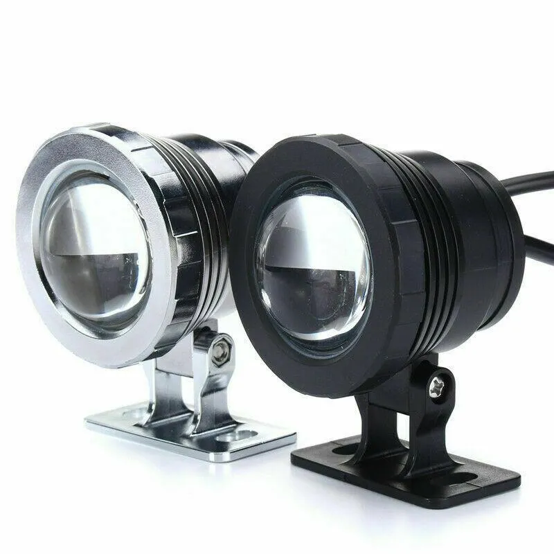 Projecteur étanche IP68 12 V 85-240 V 10 W extérieur LED paysage fontaine lampe de piscine lumières sous-marines avec télécommande IR 24 touches