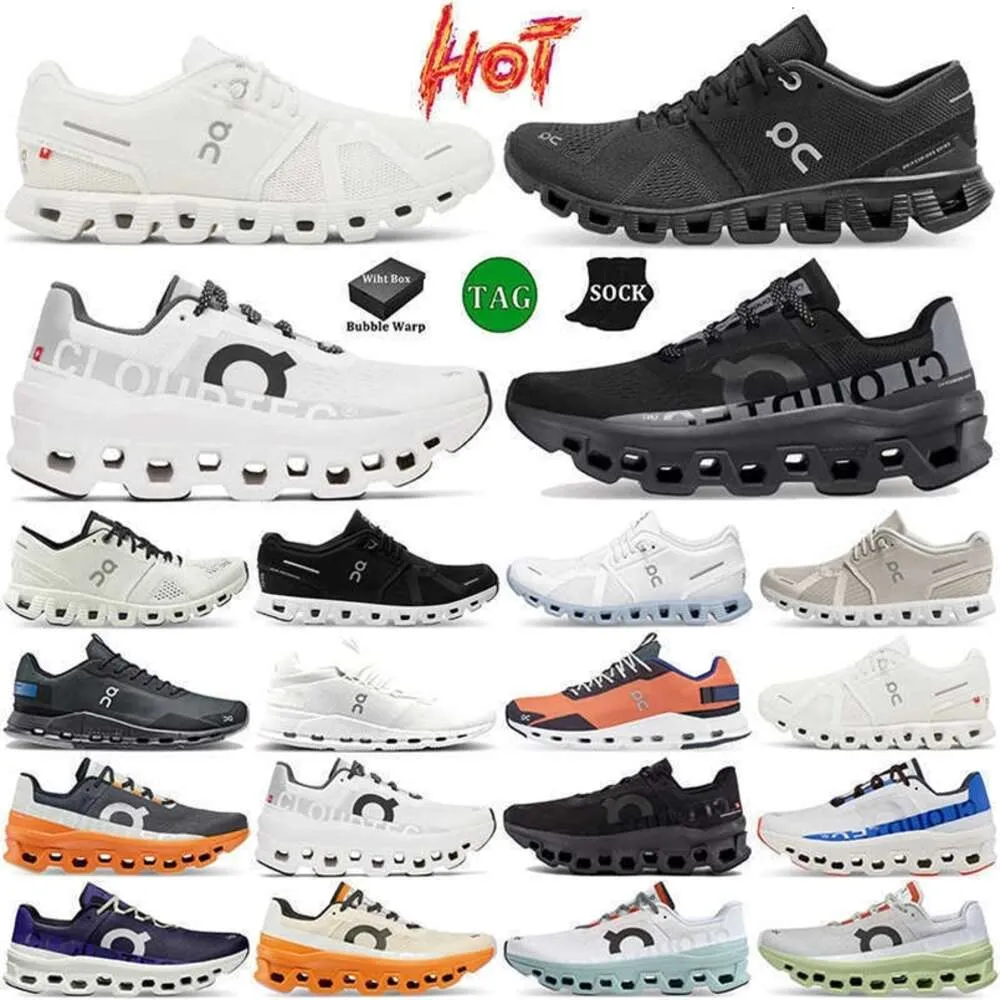 Cloud on X Nova 1 sur la course à pied Cloudmonster Shoes Bneakers pour femmes triple noir Frost Surf Eclipse Turma Amber Ginger Womens Sports Sneakers avec boîte