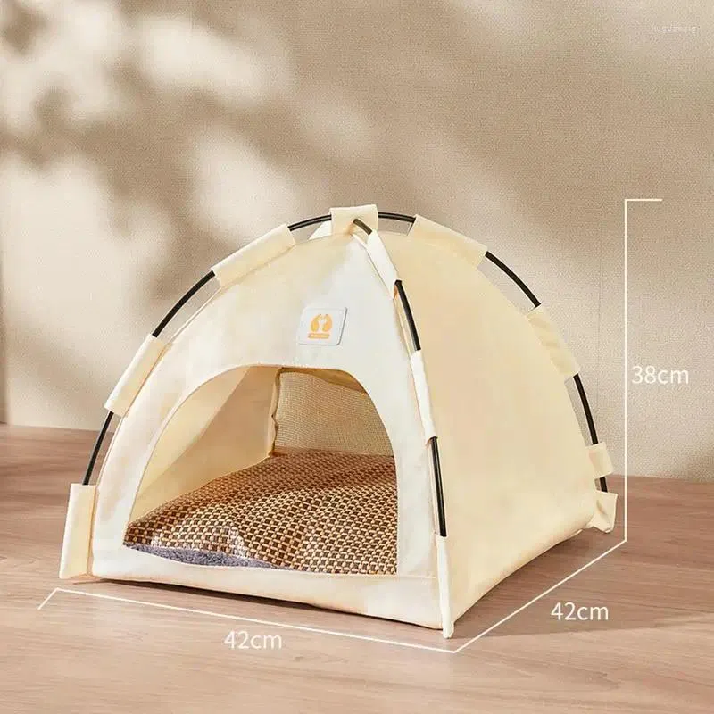 Dog Carrier Portable Cat Teepee Tent Foldable Washable Bed 42 38CM Pet Cage Playpen Puppy Kennel Outdoor