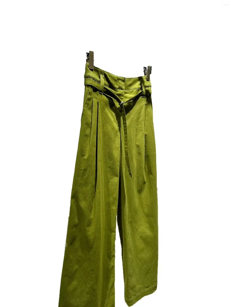 Damenhose mit hoher Taille, weites Bein, modisch, lässig, locker, Persönlichkeit, bequem, 2024 Herbst und Winter 1030