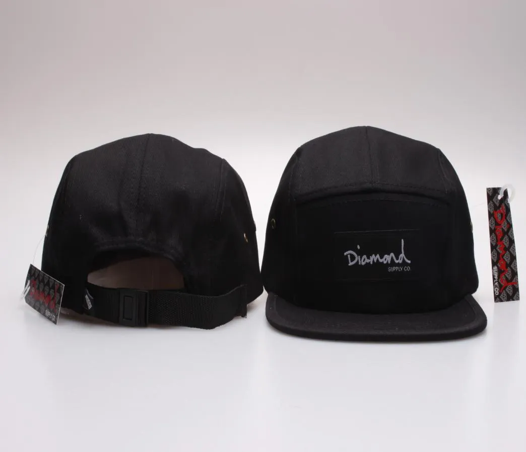 Najwyższe sprzedaż 20 styl Five 5 panel Diamond Snapbk Caps Hip Hop Cap Flat Hat Hats dla mężczyzn Casquette Gorras Planas Bone Aba reta TOCA2680023