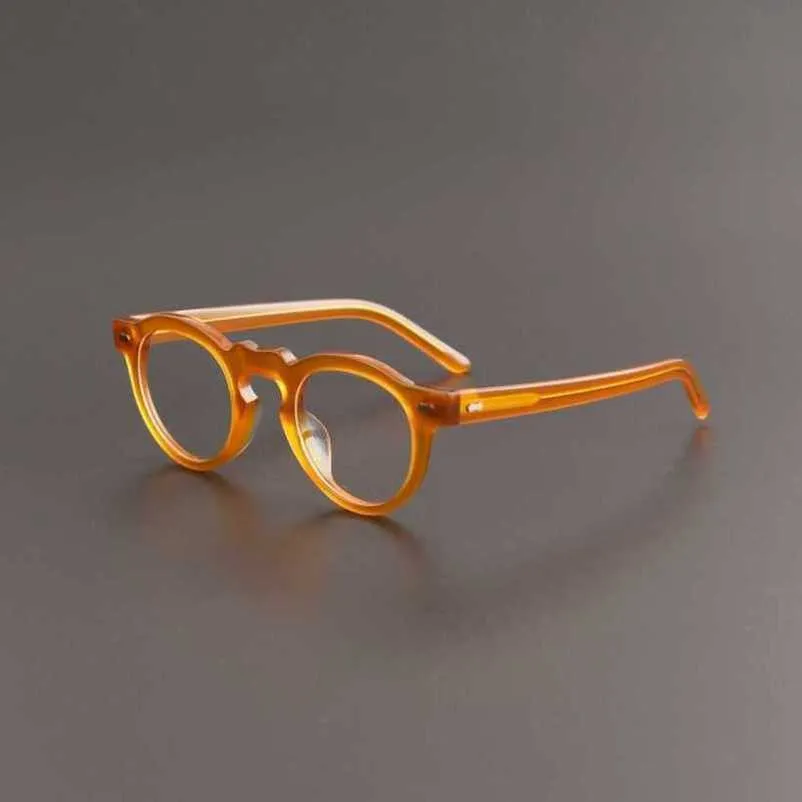 Monture de lunettes en plaque de mode, faite à la main, même style pour hommes et femmes, myopie artistique, peut le nombre de tendances de personnalité