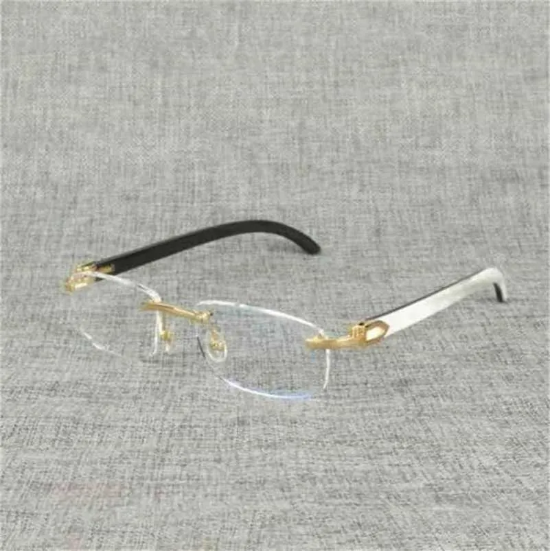 20% off for luxury designers Natural Wood Square Clear Frame Men Buffalo Horn Oversize Rimless Optical Eyewear for Women Reading Eyeglasses Oculos