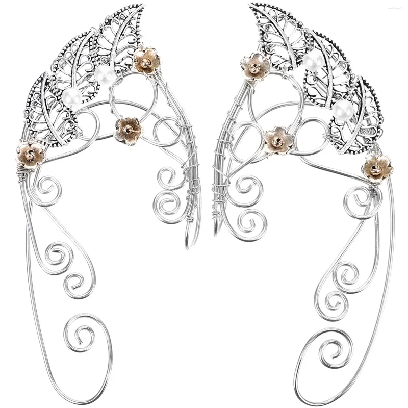 Pinceaux de maquillage 1 paire de manchettes d'oreilles elfe boucles d'oreilles féeriques adolescentes déclaration femmes boucle d'oreille bijoux