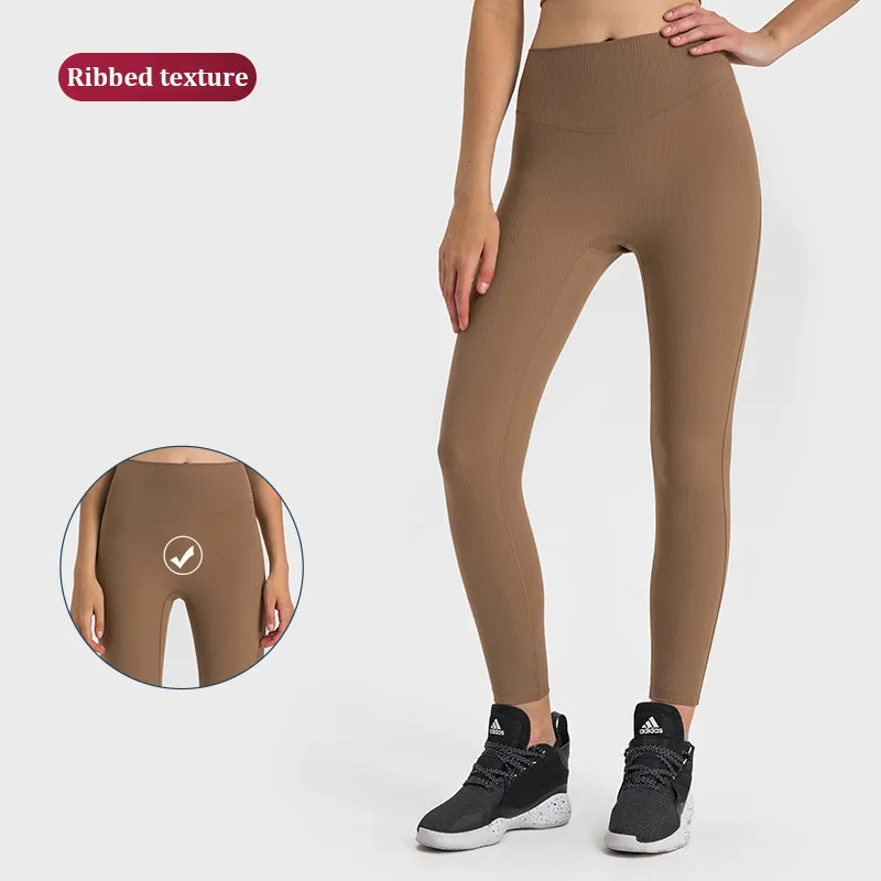 Kadınlar Active Giyim Yüzlü Yüksek Pantolon Yoga Spor Hiplift Egzersiz Diyarları DL378