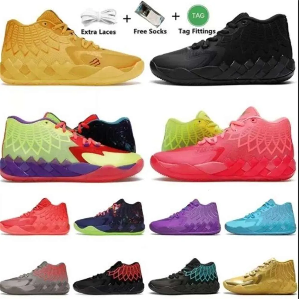 Ballon de randonnée LaMelo TOP chaussures OG 1 MB.01 hommes chaussures de basket Morty Galaxy baskets formateurs sport taille 46