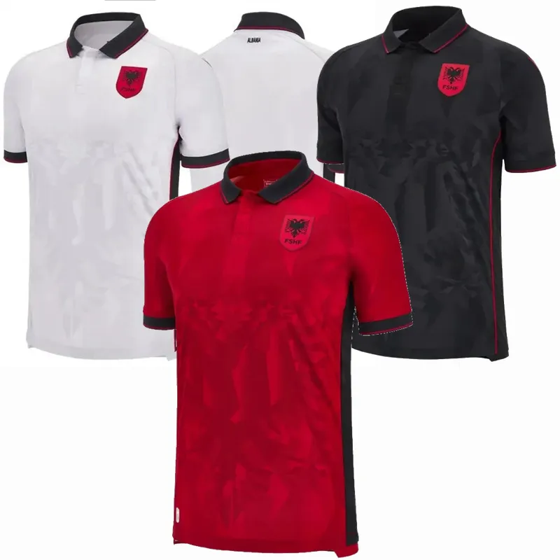 2023 2024 Albania Soccer Jerseys Drużyna narodowa Asani Bajrami Asllani Uzuni Ramadani Djimciti LSMAJLI Hysaj Bare 23 24 Football Shirt