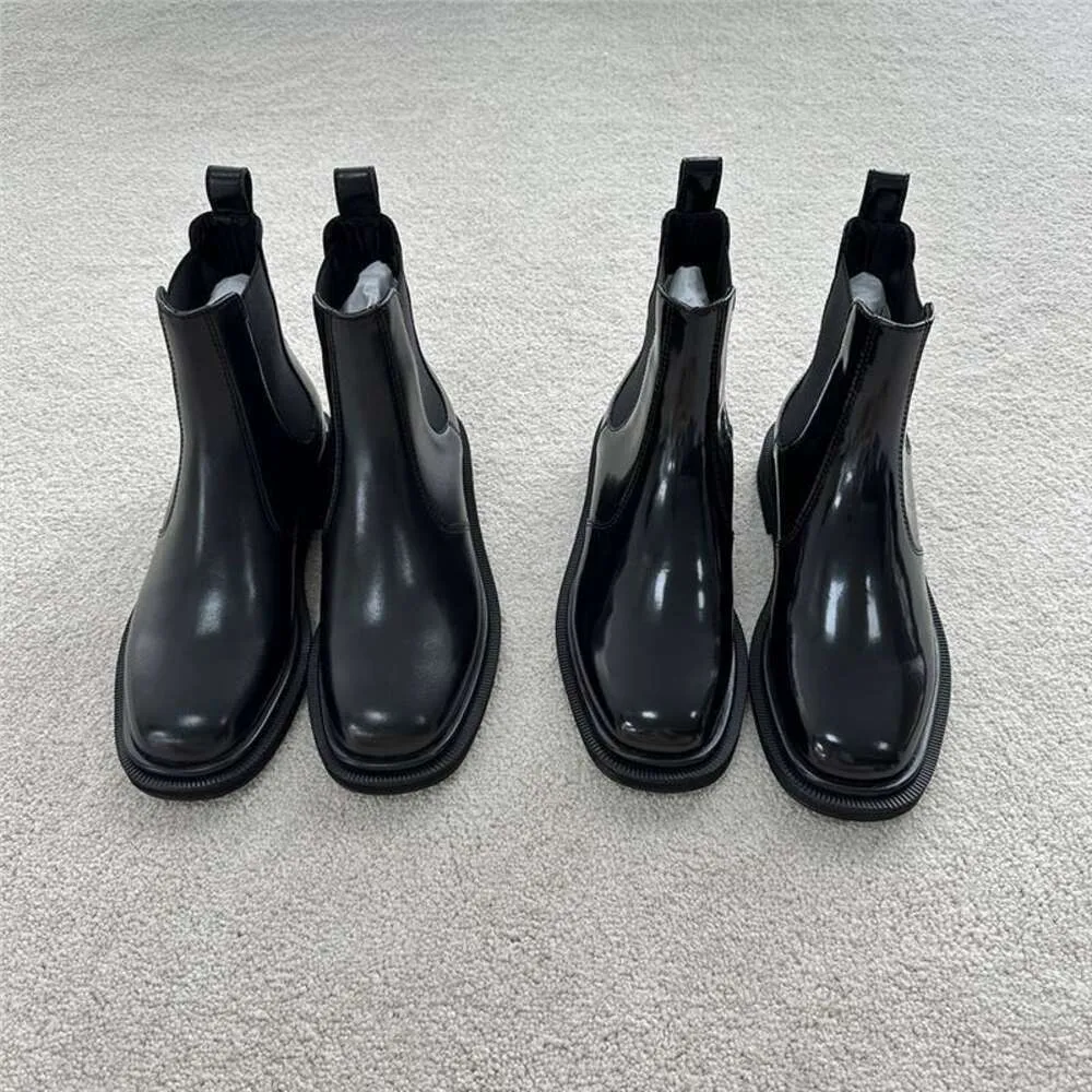The Roww The Rows Cowhide Chelsea Open Edge Beaded Boots The Roww The Rows Cowhide Chelsea Open Edge Beaded Boots