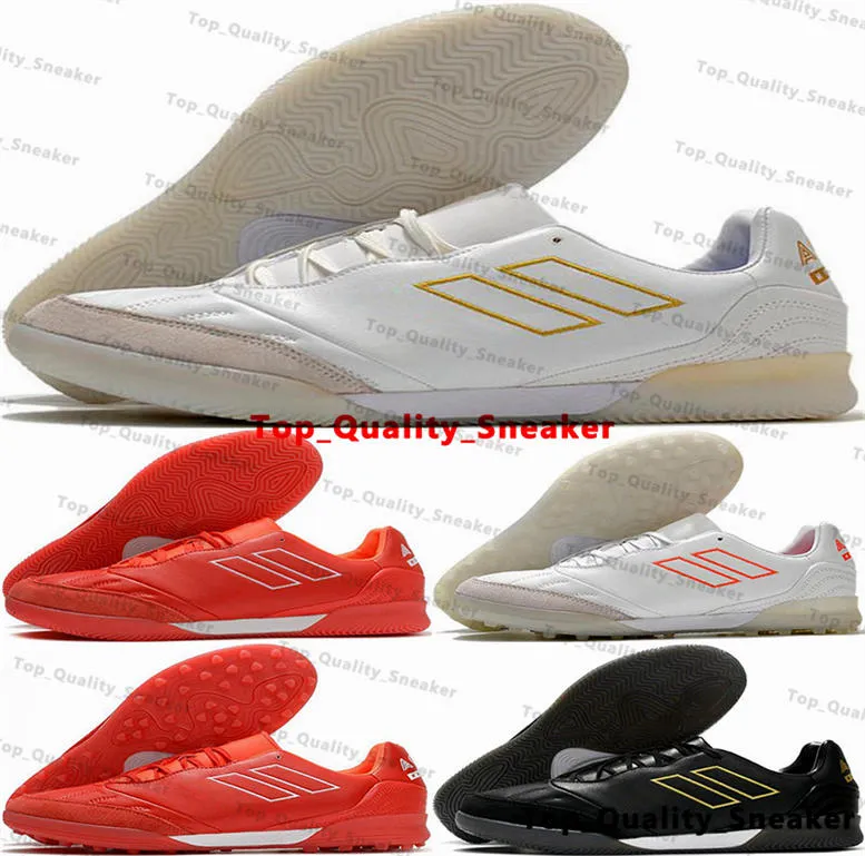 Herren Fußballschuhe Copa Kapitan 2 TF IC IN Fußballschuhe Größe 12 Fußballschuhe Turnschuhe Indoor Turf US12 Sport US 12 Botas de Futbol Eur 46 Weiße schwarze Fußballschuhe