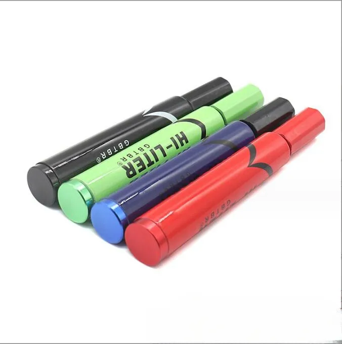 Creative new Mark's Note Number Pen pipe Multi-color portable detachable metal pipe wholesale smoking pipe