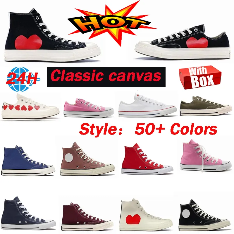 Classic Canvas All Sta Casual shoes White Stars Low High Chucks Platform Jointly Mens Womens shoes 70s Sport Sneakers 35-45