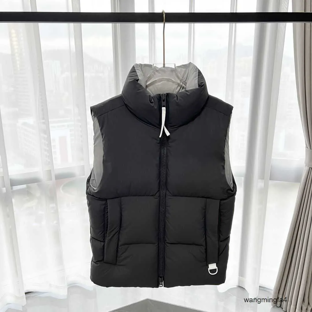 97v3 heren nieuwe puffer gans gilet jas bodywarm capsule serie white label dons herfst en winter mouwloos vest jas