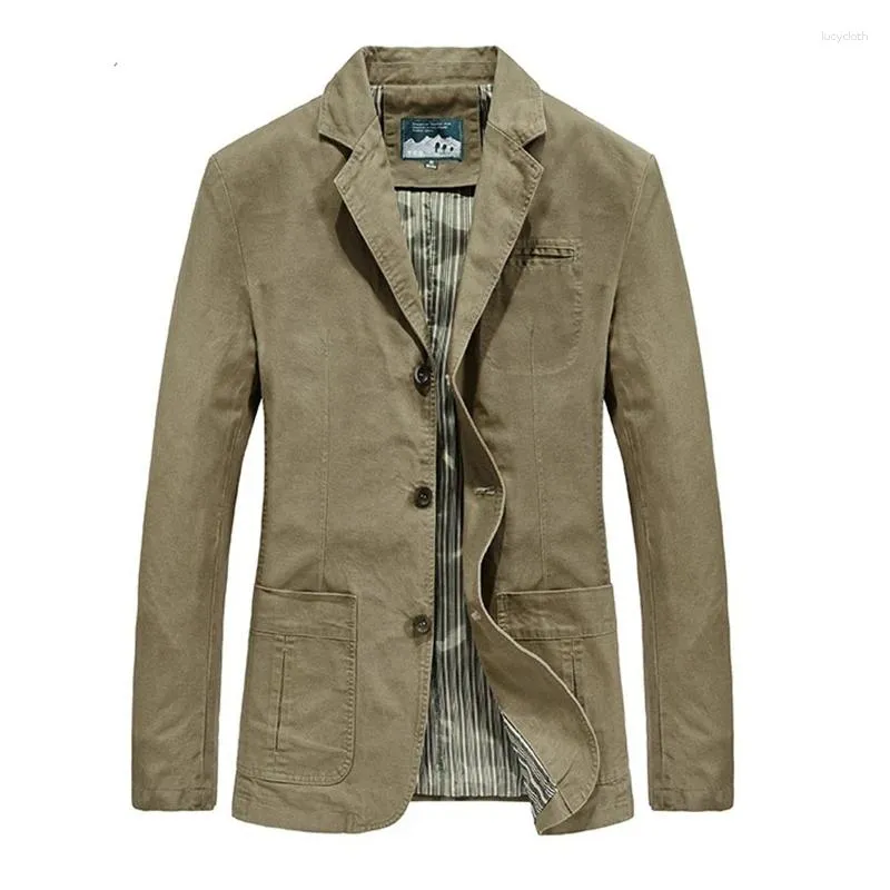 Ternos masculinos blazers casual terno jaqueta único breasted outono fino ajuste wear marca de alta qualidade