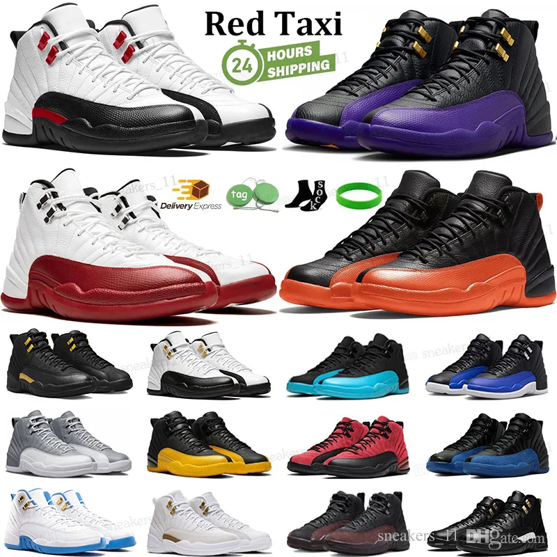 Jumpman 12 basketbalschoenen heren Cherry 12s Brilliant Orange Playoffs Black Taxi Reverse Flu Game Royal University French Blue heren sportschoenen