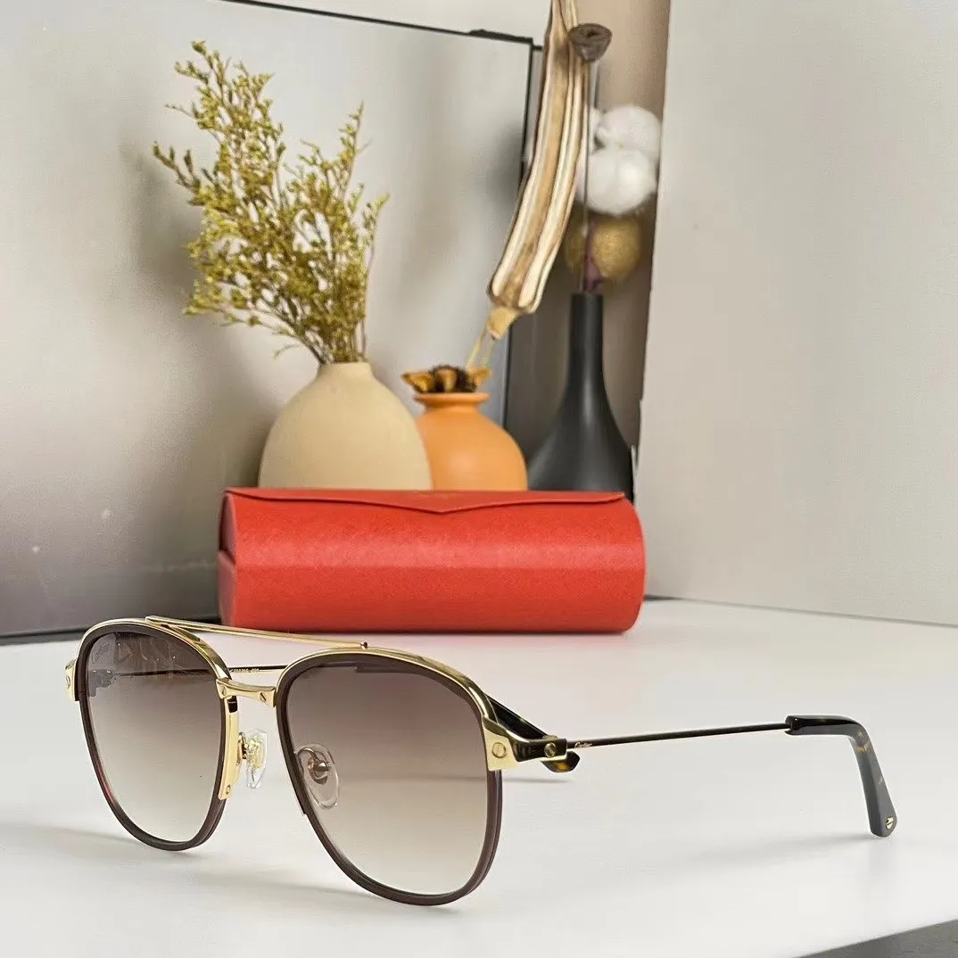 2023 TOP Luxury Brands Sunglasses Mirror Frame Fashion Multicolor