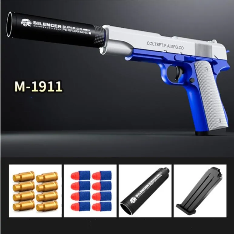 Gun Toys Mp40 Laser Blowback Toy Pistol Blaster Launcher For Adts Boys Outdoor Games Drop Delivery Gifts Model Dha7J De Dhqrz