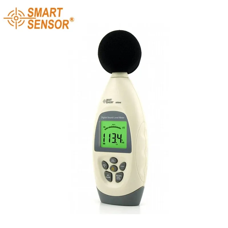 Smart Sensor AR844 Digital Sound Level Meter Sound Noise Level Meter with Software&USB Cable 30~130dB No Carry BOX