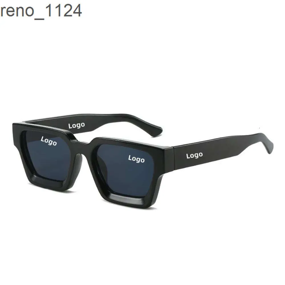 2023 Lunettes de soleil en gros designer de luxe nuances personnalisées femmes designer noir marque lunettes de soleil hommes lunettes de soleil carrées pour hommes