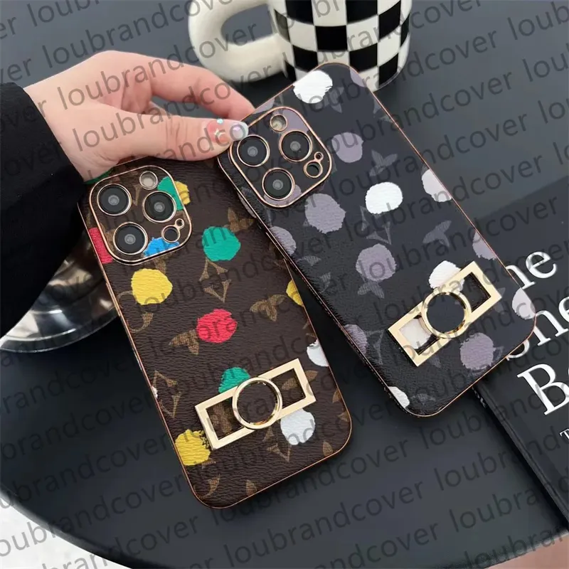 För iPhone 15 Pro Max Cases Designer Phone Case Apple iPhone 14 Pro Max 13 11 12 XR XS Max Fashion Letter Monogram Print Leather Mobile Cover