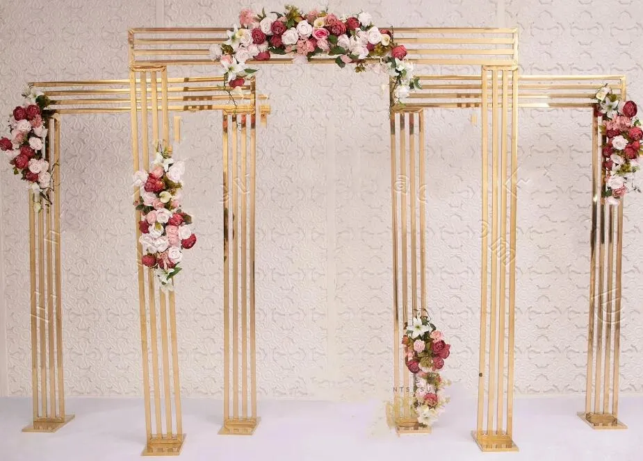 3 PCS/set Luxury Fashion Welcome Door Frame Big Backdrop Wedding Flower Arch Stage Wall Screen Background Birthday Party Balloon Box